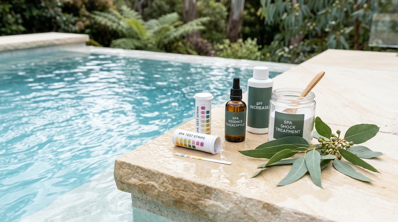 Traitement de l'eau et entretien d'un spa