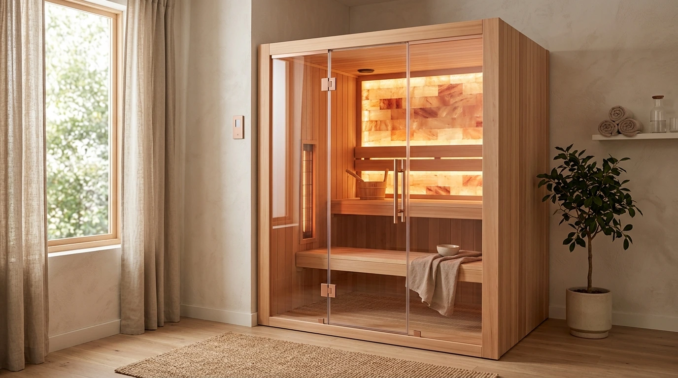 Cabine de sauna infrarouge domestique